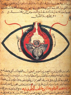 Anatómia oka z roku 1200 nášho letopočtu.